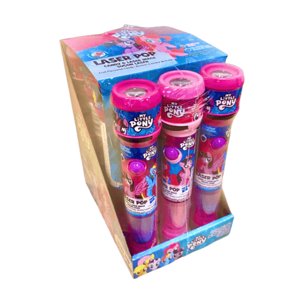 Exclusive Brands My Little Pony Laser Pop Candy - 12ct