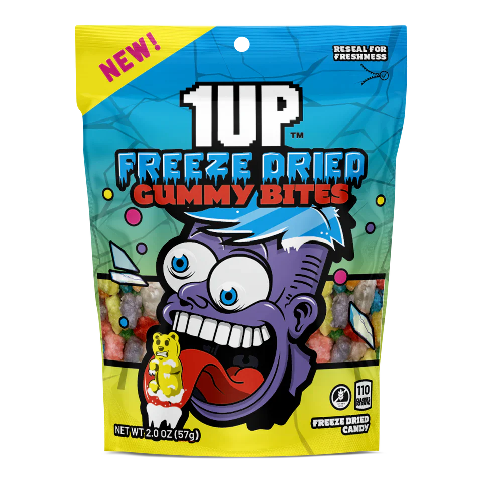 1Up Freeze Dried Gummy Bites 57g