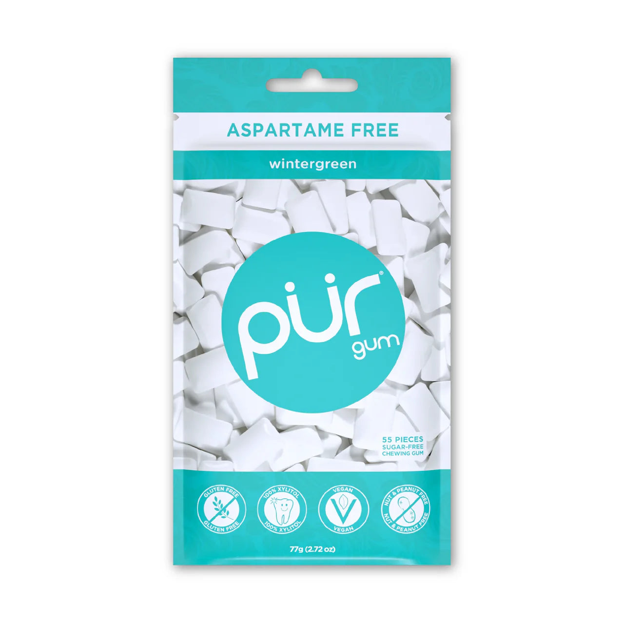 Pur Gum Wintergreen 55Pcs