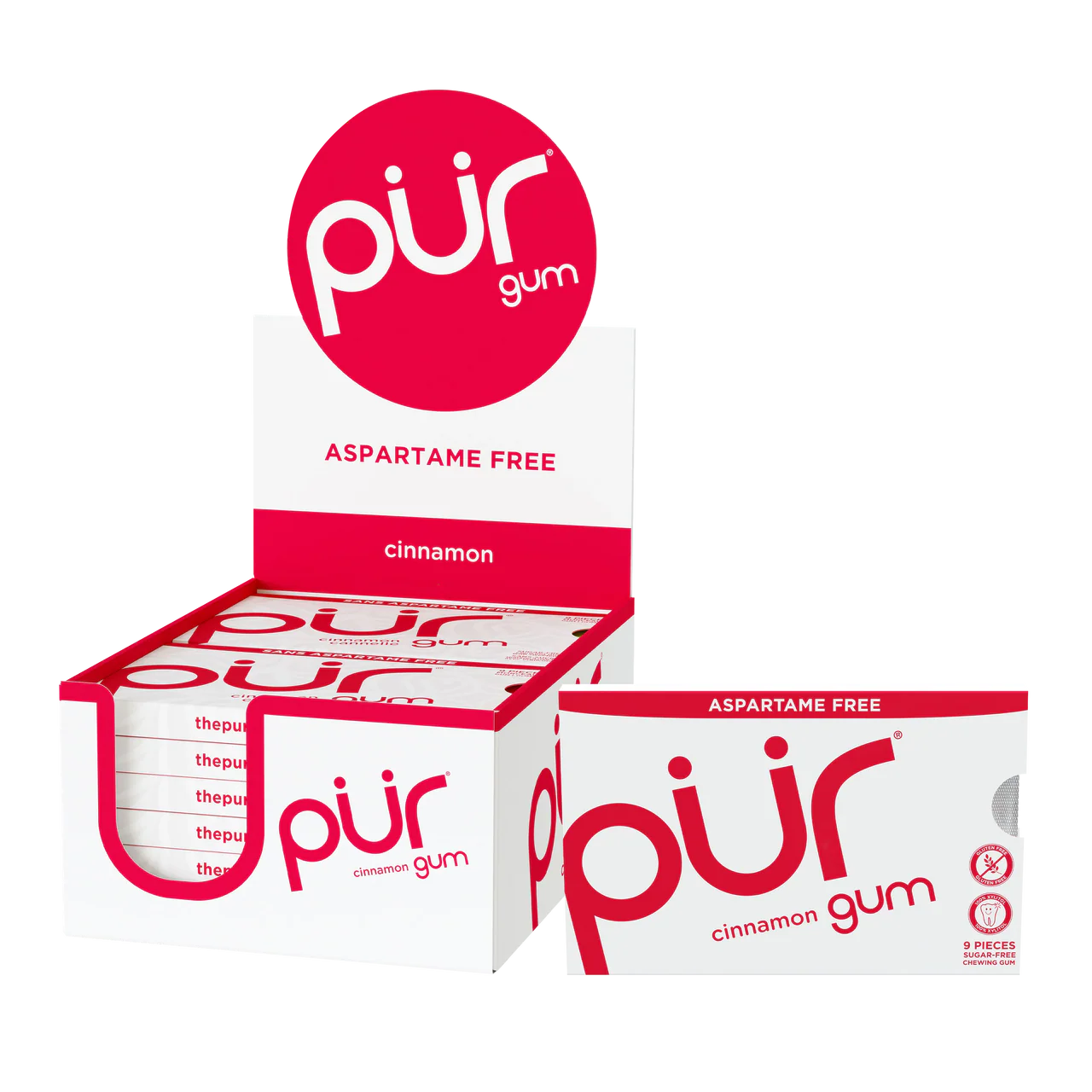 Pur Gum Cinnamon Blister - 12ct