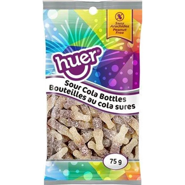 Huer Sour Cola Bottles 75g