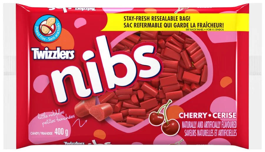Hershey's Twizzlers Nibs Cherry 400g