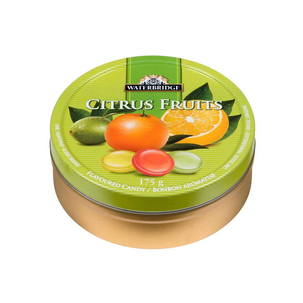 Waterbridge Citrus Fruits Candy Tins