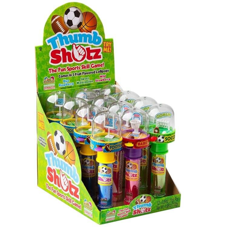 Exclusive Brands Thumb Shotz Candy - 12ct