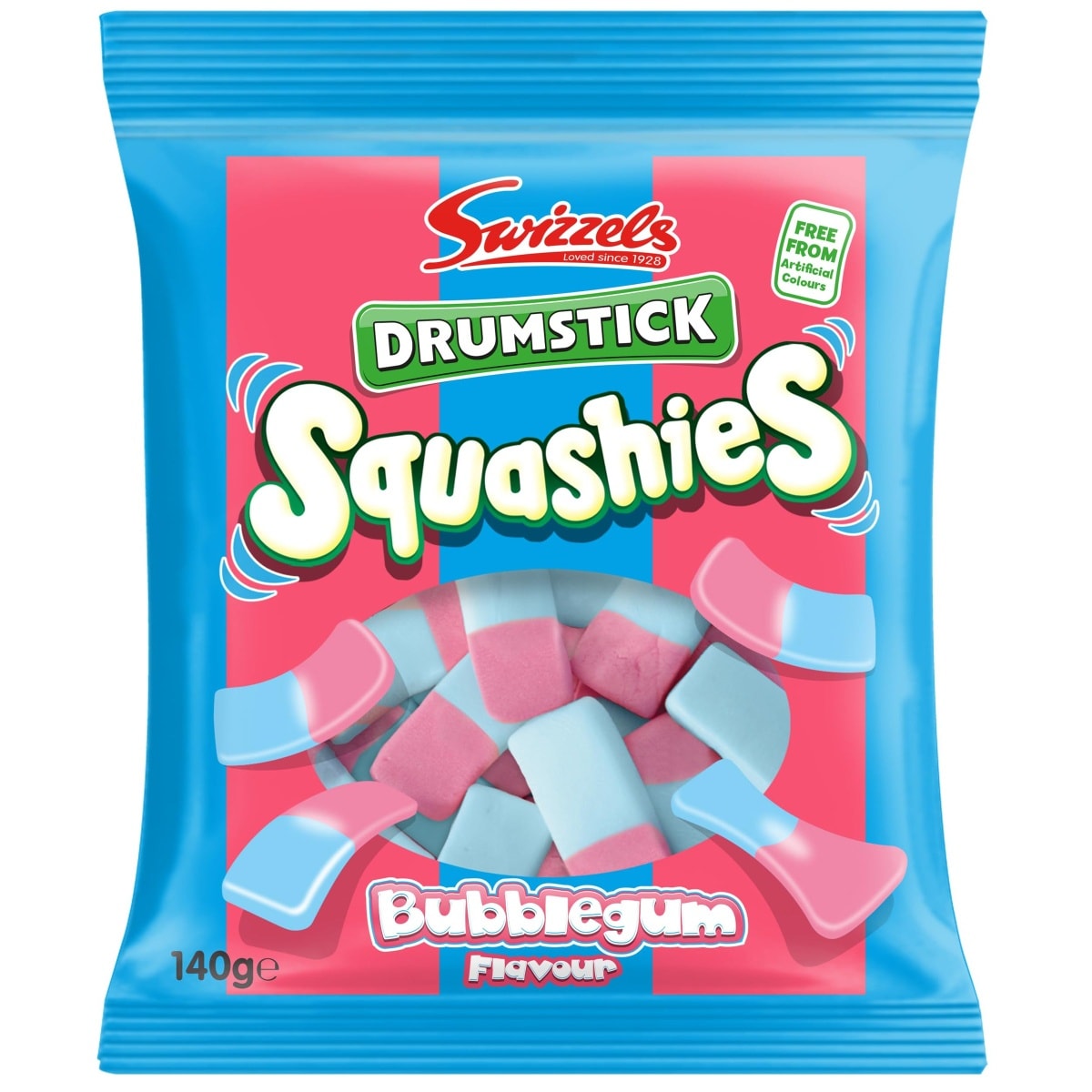 Swizzels Drumstick Squshies Bubblegum 120g