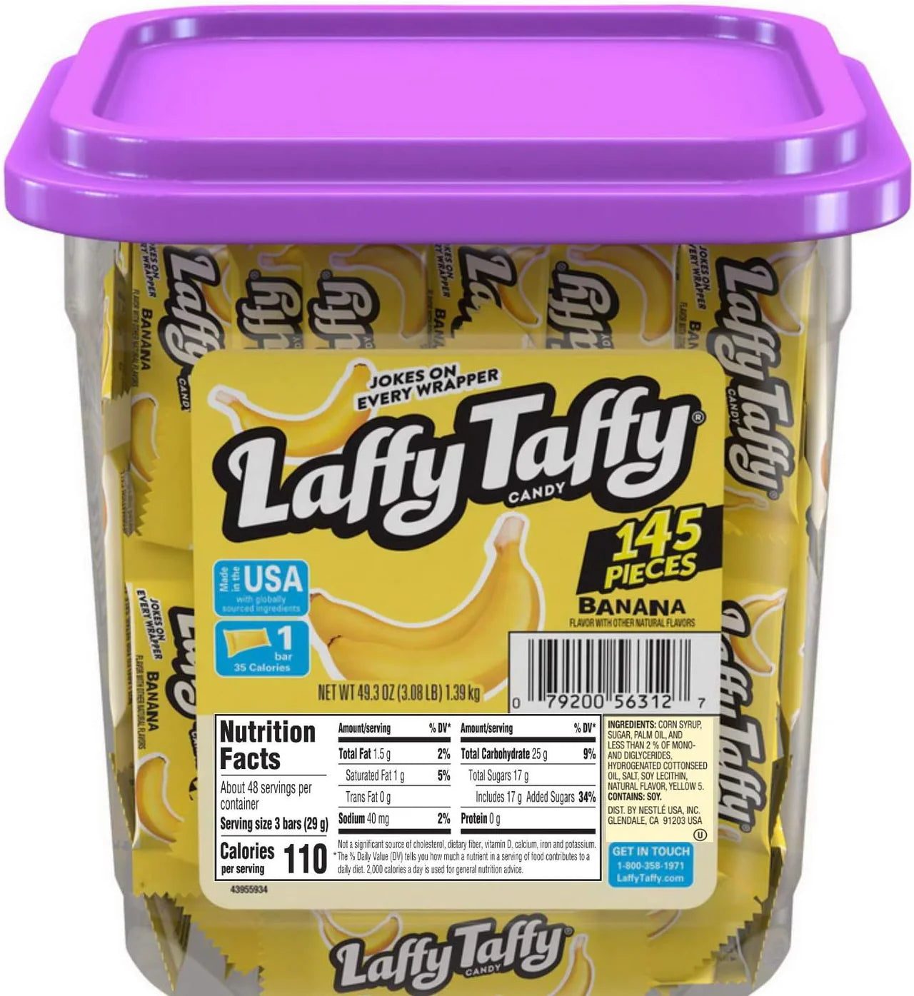 Laffy Taffy Banana 145 units