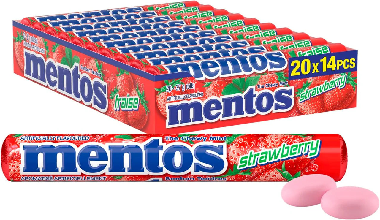 Mentos Strawberry 37g