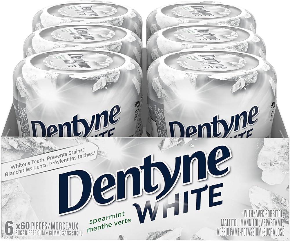 Dentyne White Spearmint Gum - 6ct (Canada)