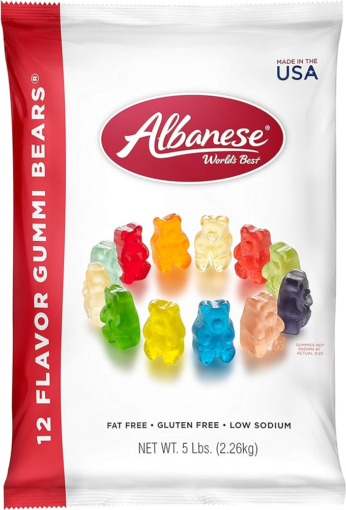 Albanese 12 Flavor Gummi Bears 2267g