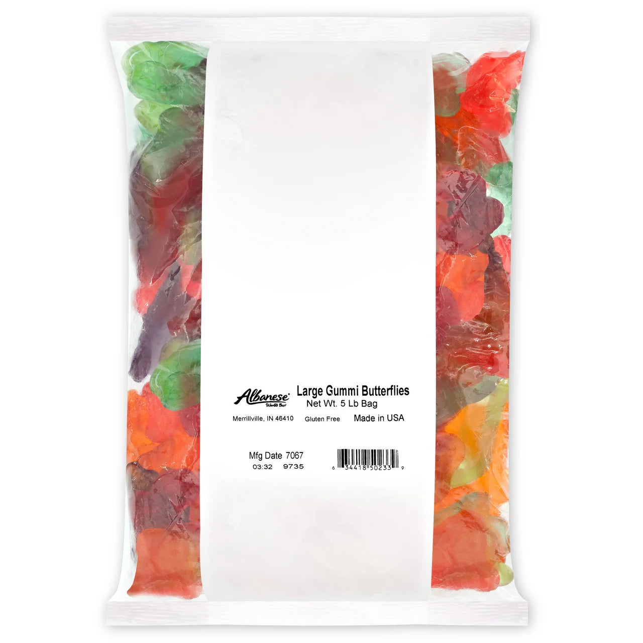 Albanese Large Gummi Butterflies 2267g