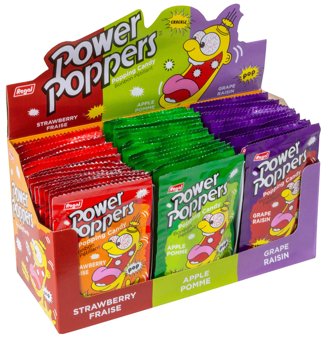 Regal Power Poppers Popping Candy - 48ct