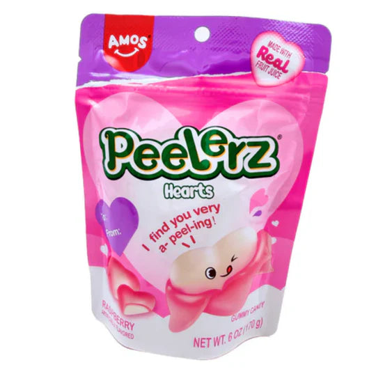 Amos - Peelerz - Saint-Valentin 170g - Hearts (Raspberry)