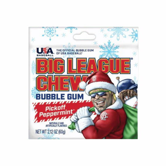 Big League Chew - Bubble Gum - Pickoff Peppermint