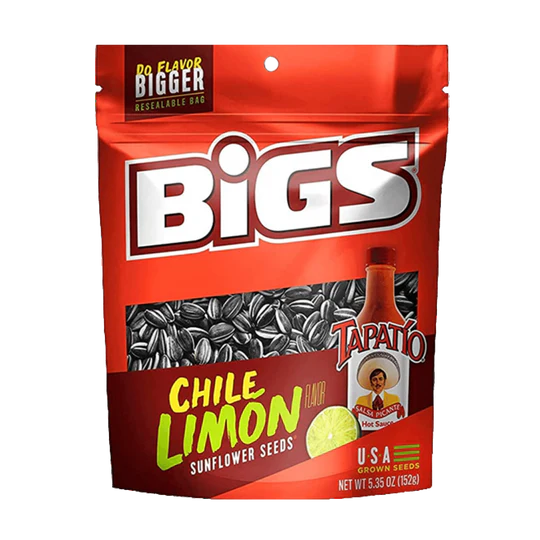 Bigs - Sunflower Seeds (152g) - Tapatio Chile Limon