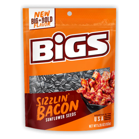 Bigs - Sunflower Seeds (152g) - Sizzlin' Bacon