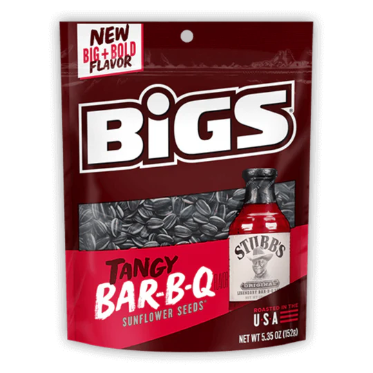 Bigs - Sunflower Seeds (152g) - Tangy Bar-B-Q
