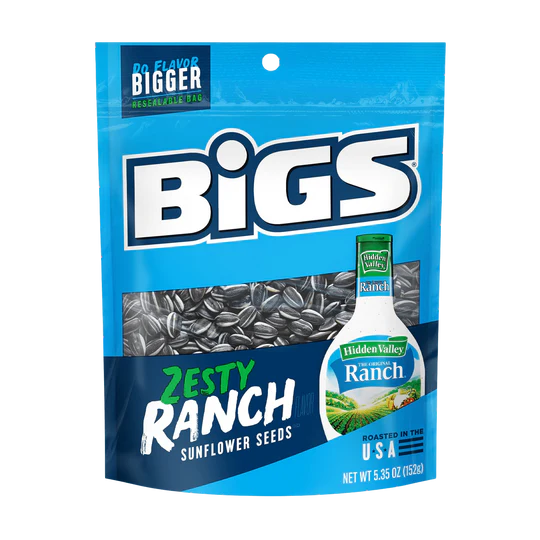 Bigs - Sunflower Seeds (152g) - Zesty Ranch