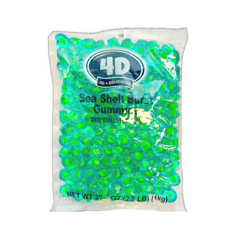 Bulk - Hilco 4D Gummy Sea Shell Bursts 1kg