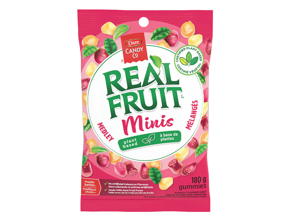 Dare Real Fruit Minis Medley Gummies 180g