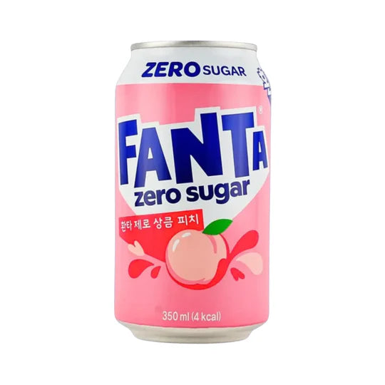 Fanta - Korea - White Peach - Zero Sugar