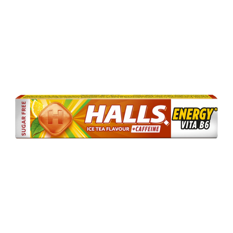 Halls Ice Tea caffeine 32g