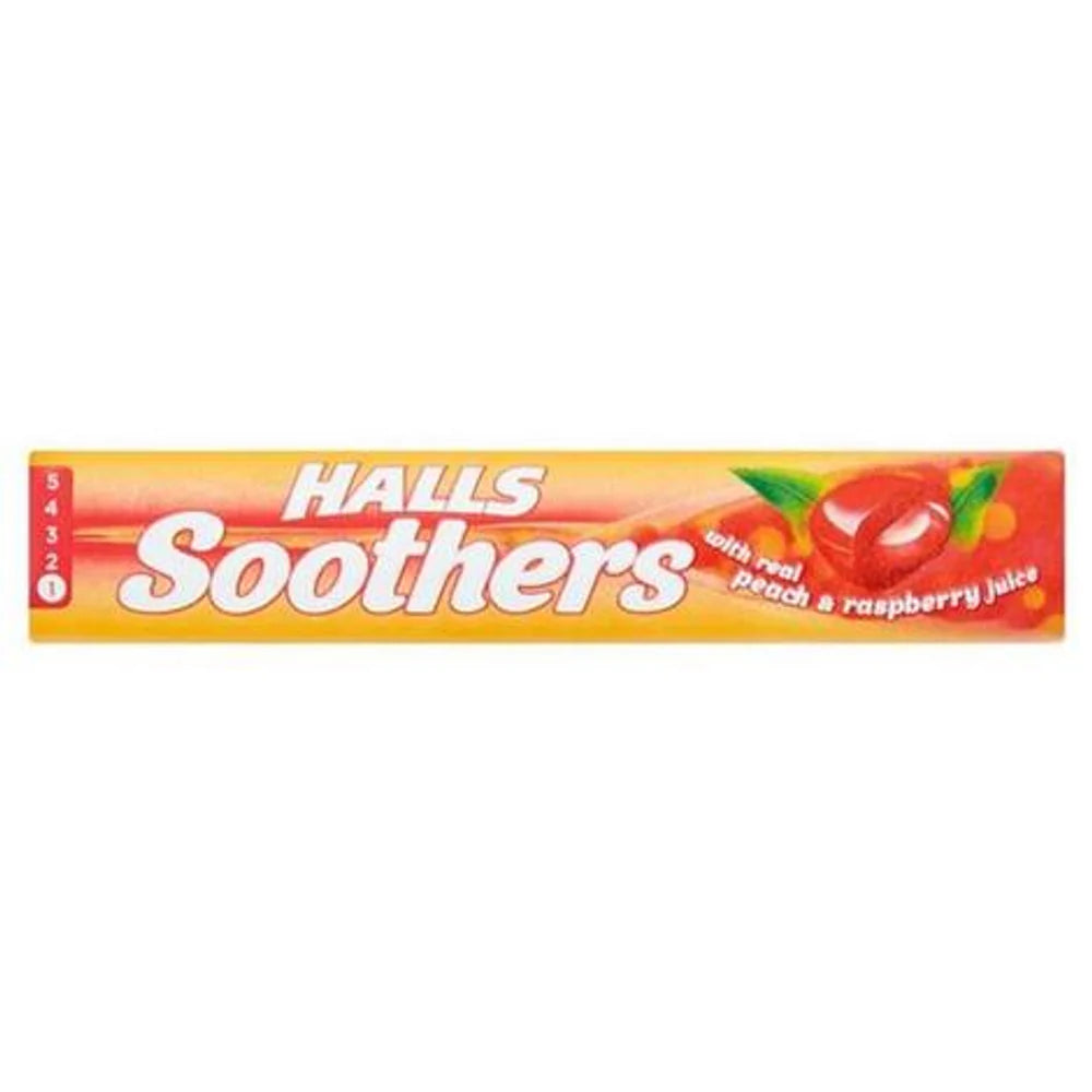 Halls Peach raspberry 45g