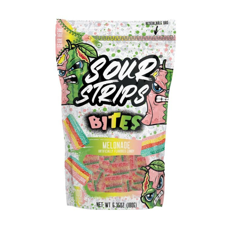 Hershey SOUR STRIPS BITES Pouch - Melonade 180g