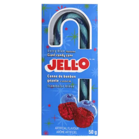 Jell-O - Giant Candy Cane - Christmas - Berry Blue