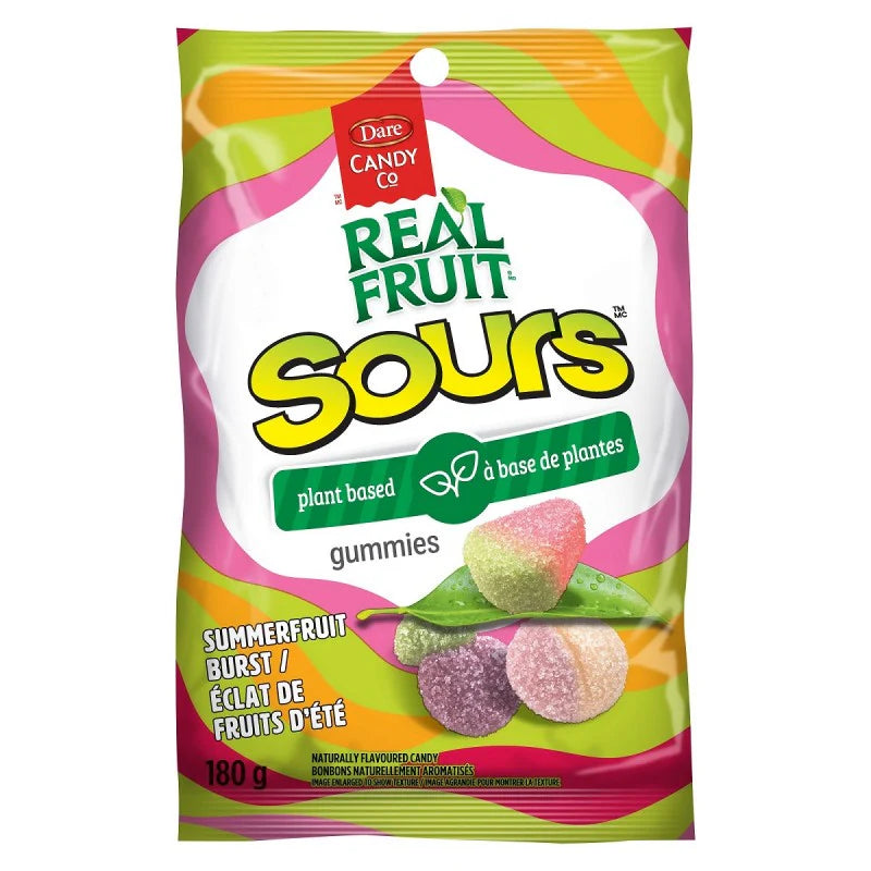 Dare Real Fruit Sours Summerfruit Gummies 180g