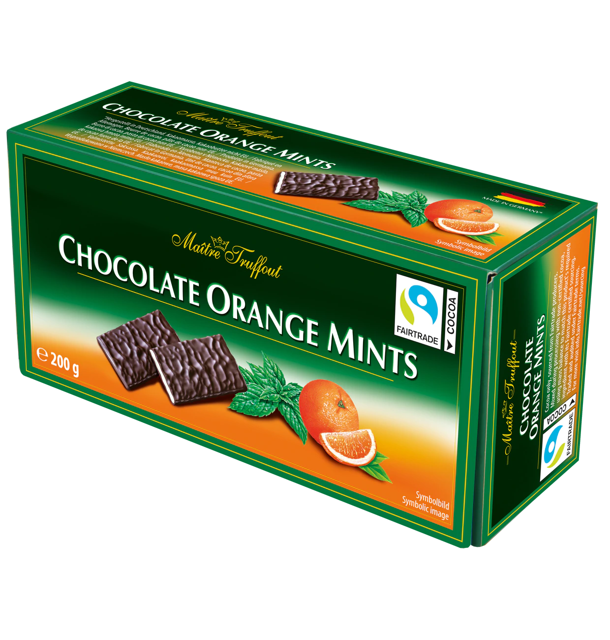 Maitre Mint & orange 200g