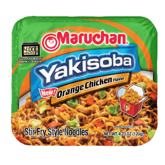 Maruchan Yakisoba - Stir Fry Noodles - Orange Chicken 120g