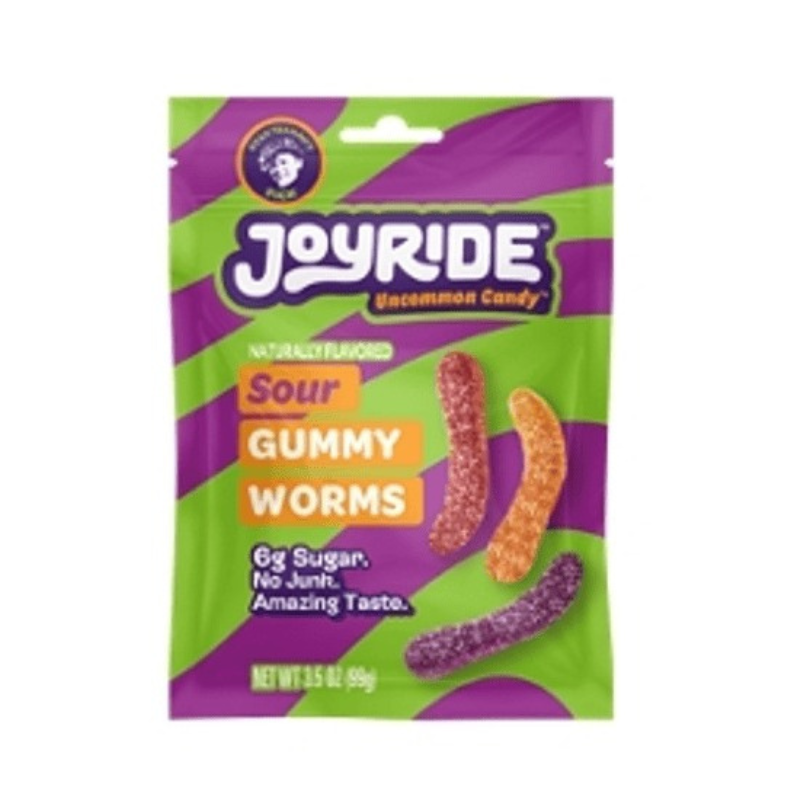 Mexico - Joyride - Low Sugar - Sour Gummy Worms 99g