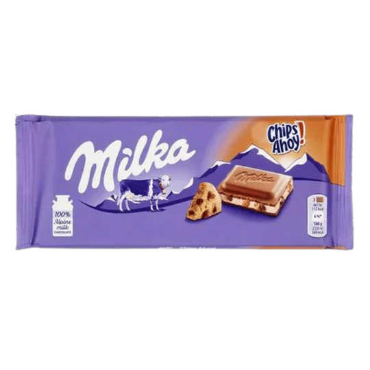 Milka Chocolate Bar - Chips Ahoy - 100g