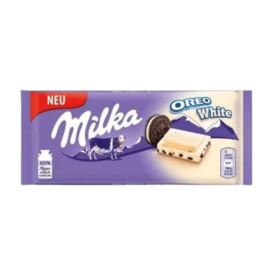 Milka Chocolate Bar - Oreo White - 100g