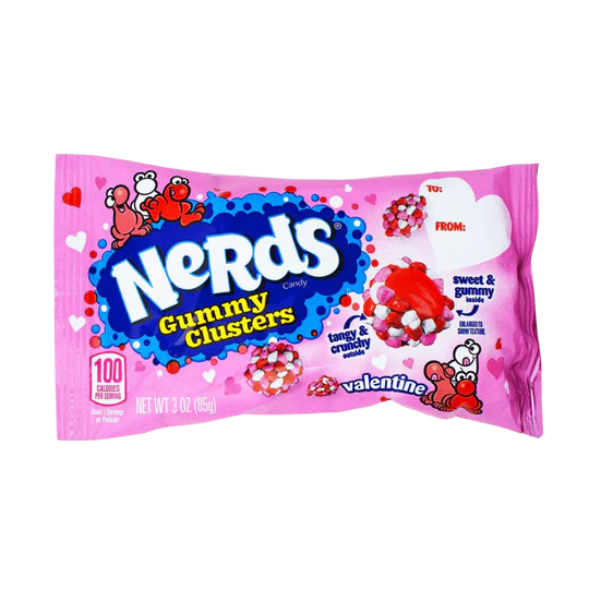 Nerds Clusters 85g - Valentine