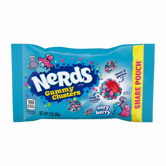 Nerds Gummy Clusters Very Berry - 85g