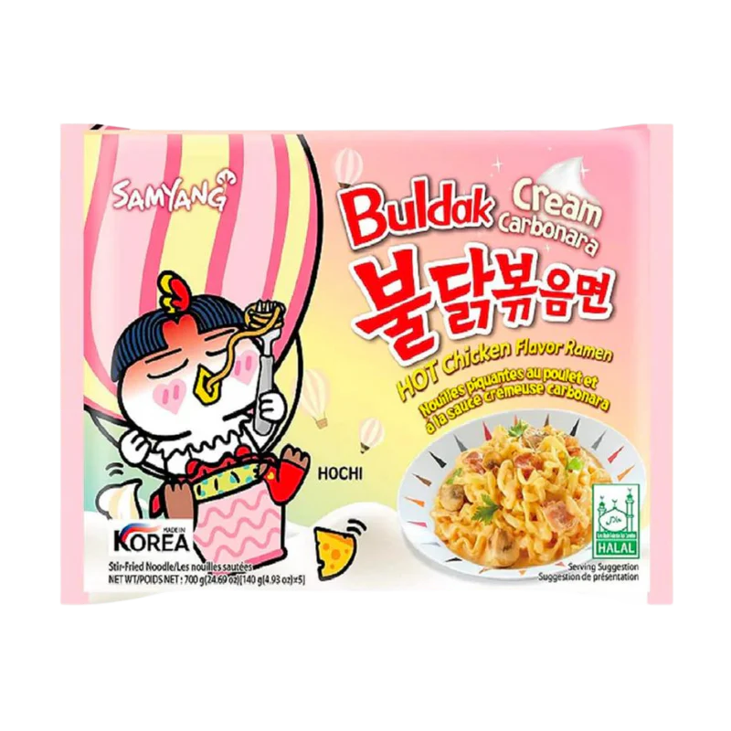 Samyang Buldak Ramen (140g) - Cream Carbonara
