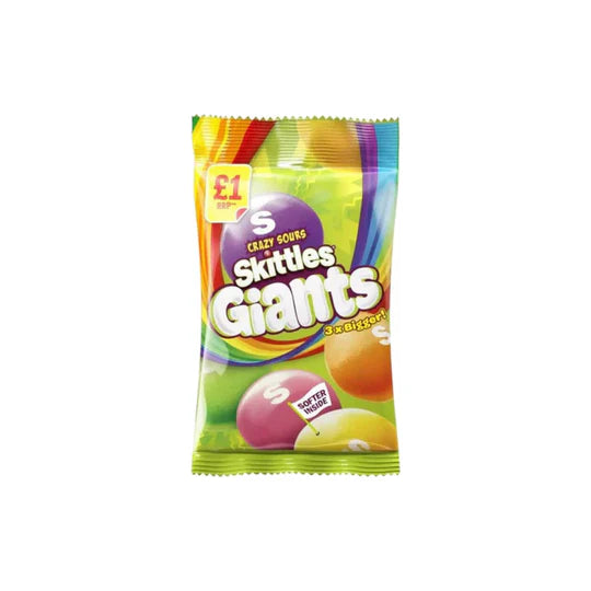 Skittles Giants - Gooey - UK - Crazy Sours