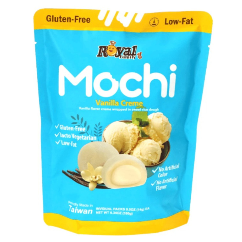 TAIWAN - Royal Family Mochi - VANILLA CREME SUB 180g