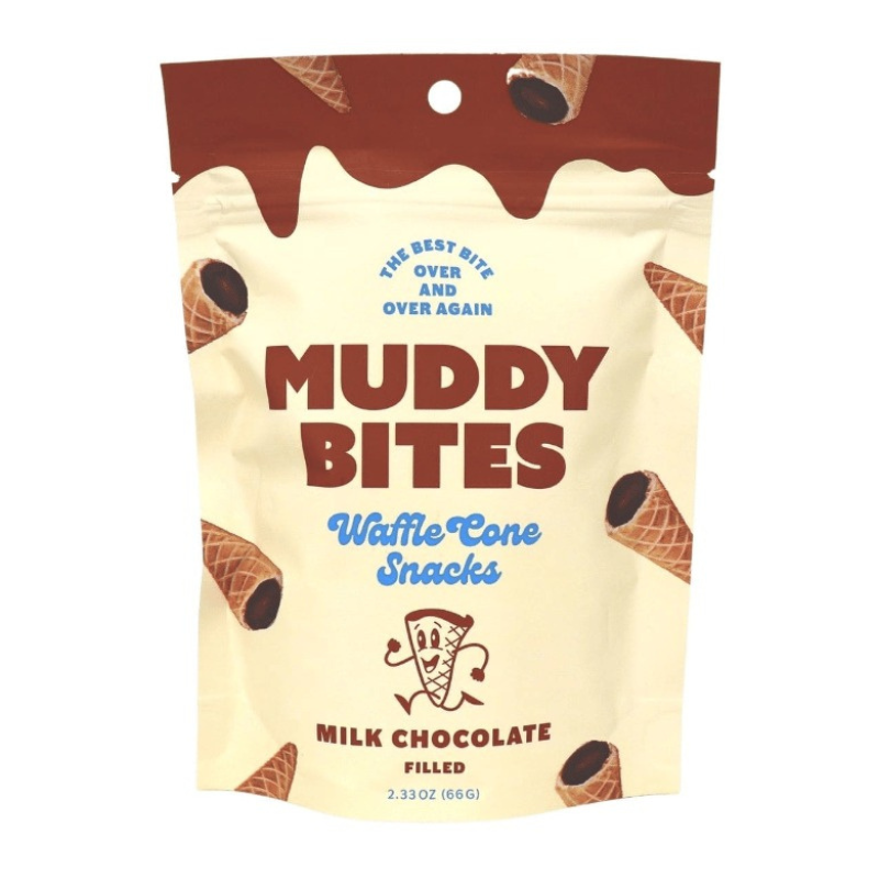 US - Waffle Cone - Muddy Bites - Milk Chocolate 66g