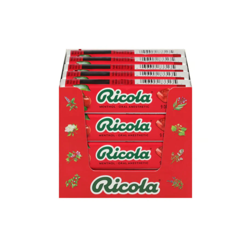 Ricola Cherry Sticks Cough Drops - 20ct