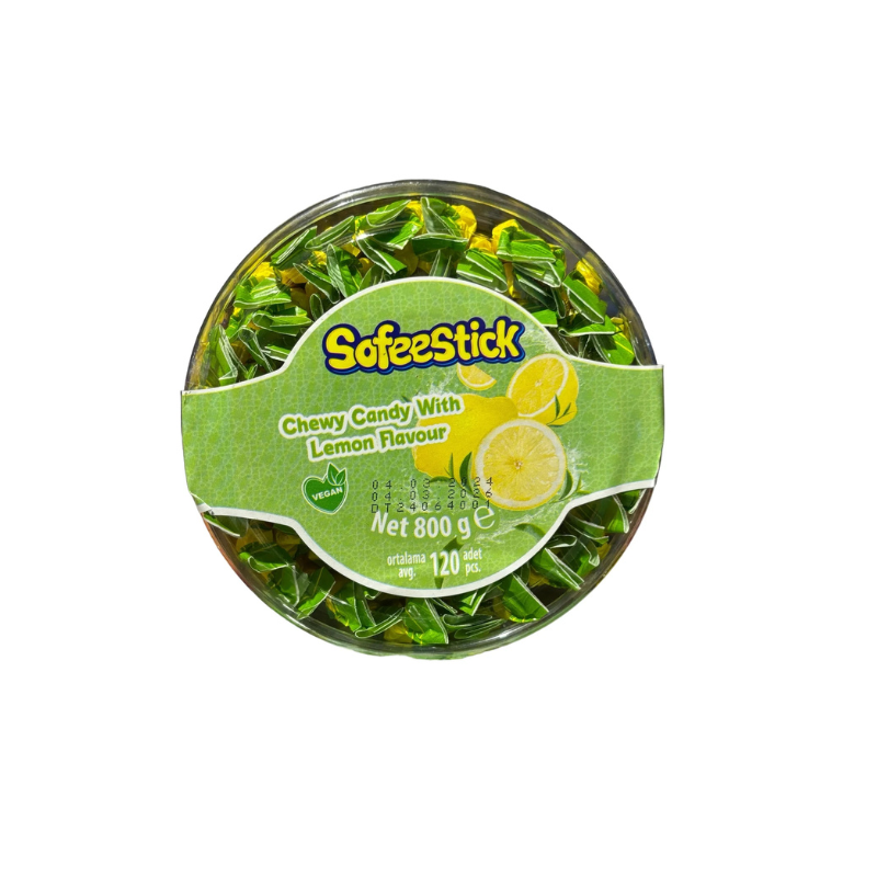 Sofeestick Chewy Candy Lemon Sticks 800g