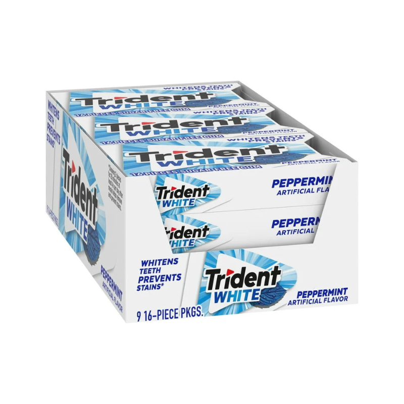 Trident White Peppermint 16pc