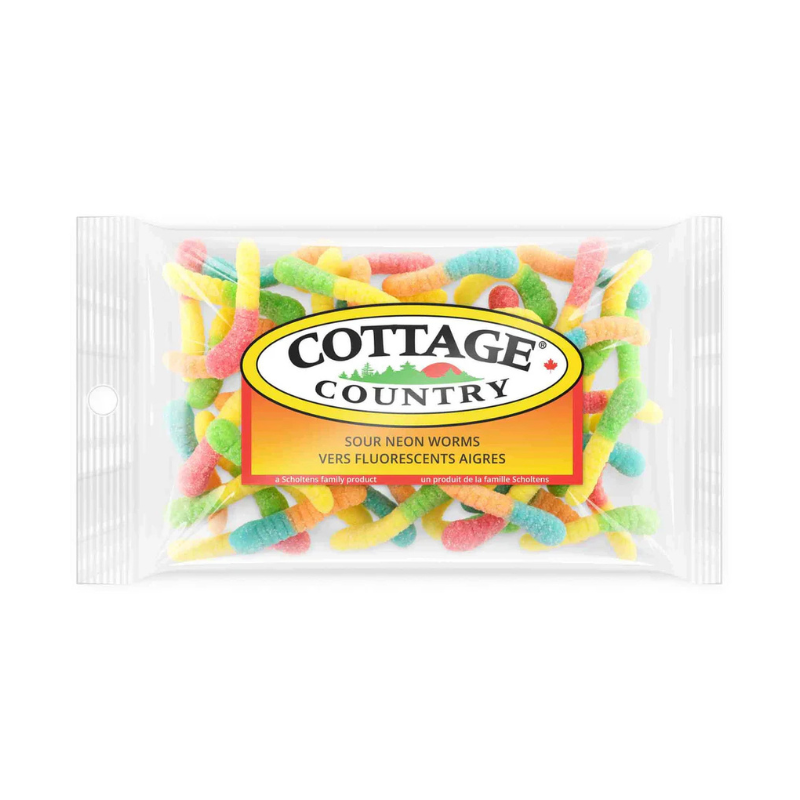 Cottage Country Sour Neon Worms