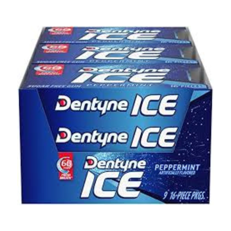 Dentyne Ice Peppermint Gum - 12ct (Canada)