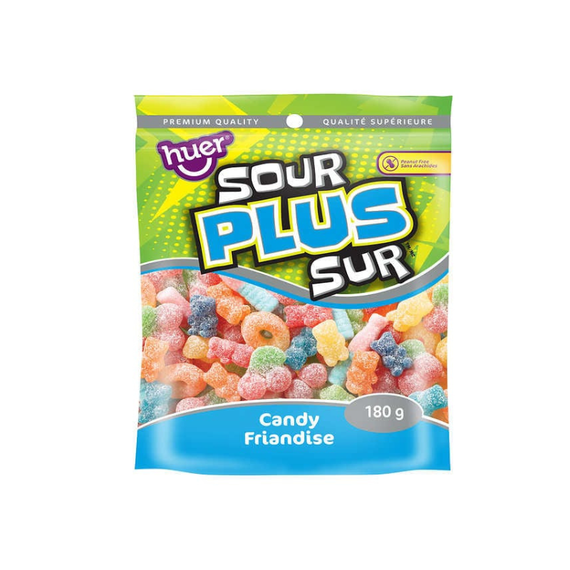 Huer Sour Plus Candy 180g