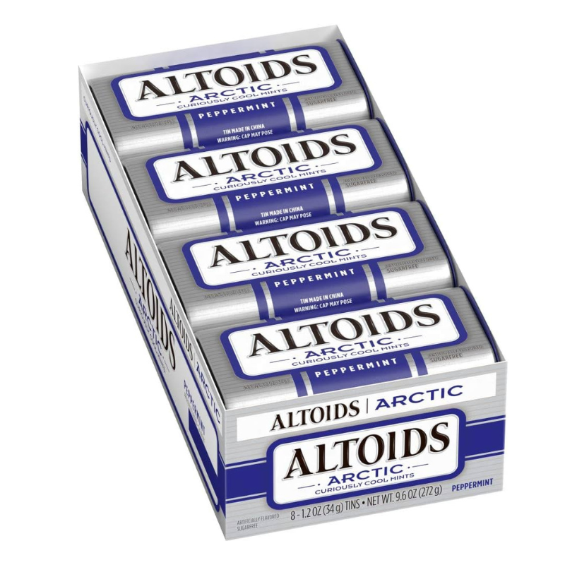 Altoids Arctic Peppermint Gum (Case of 8)