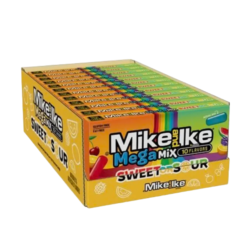 MIKE & IKE Mega Mix Sweet or Sour Theater Box Limited Time Only 120g