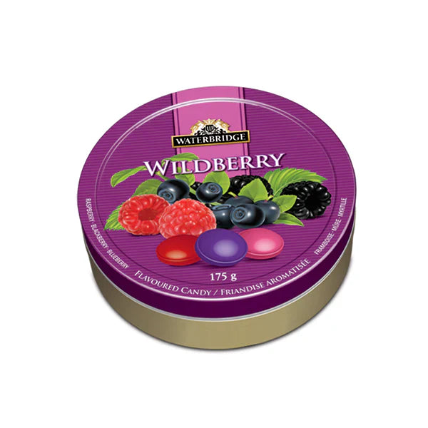 Waterbridge Wildberry Candy Tins