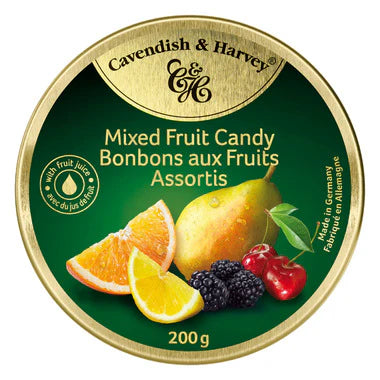 Cavendish & Harvey Mixed Fruit Candy Tins